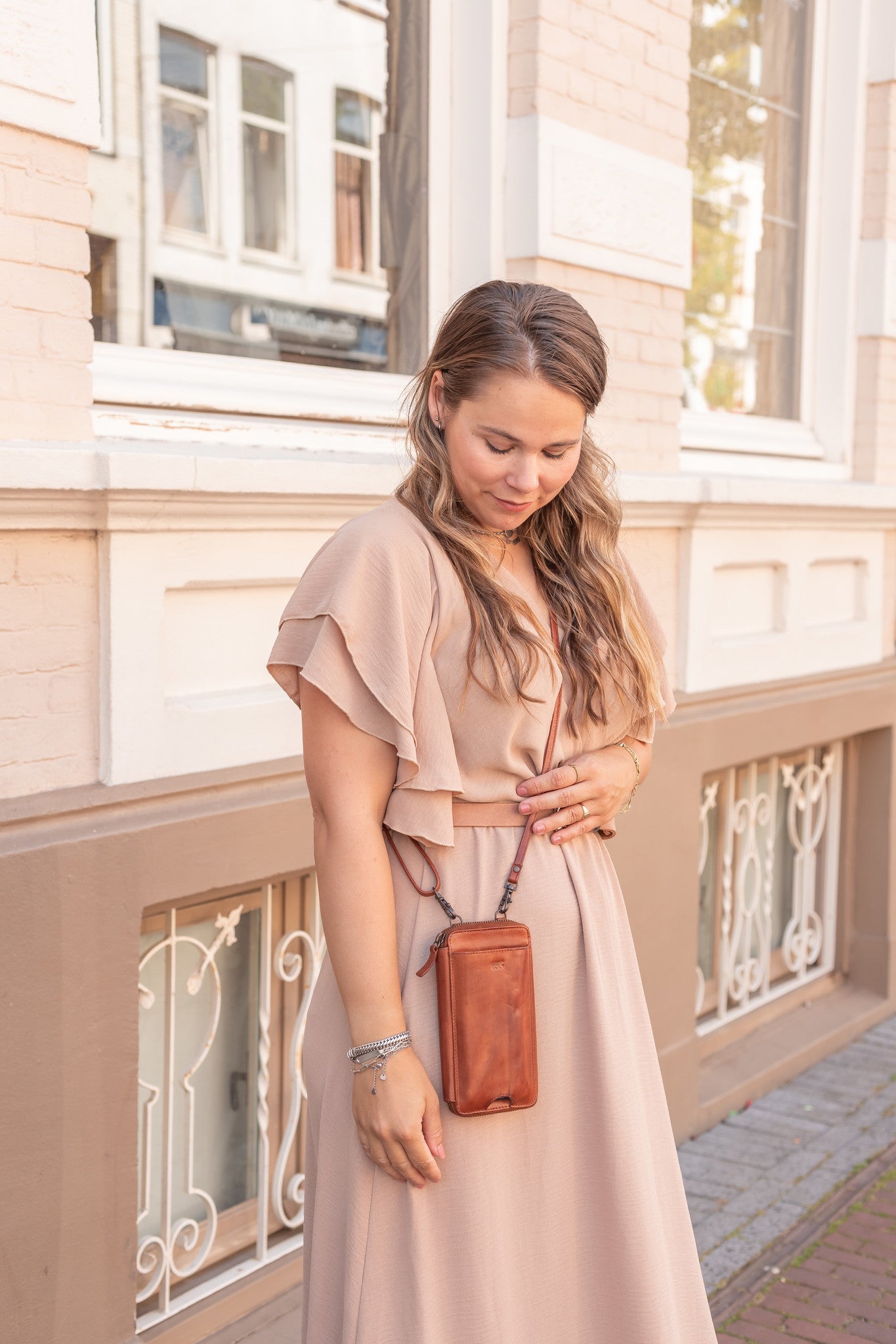 Phone bag 'Anniek' black - CL 18860