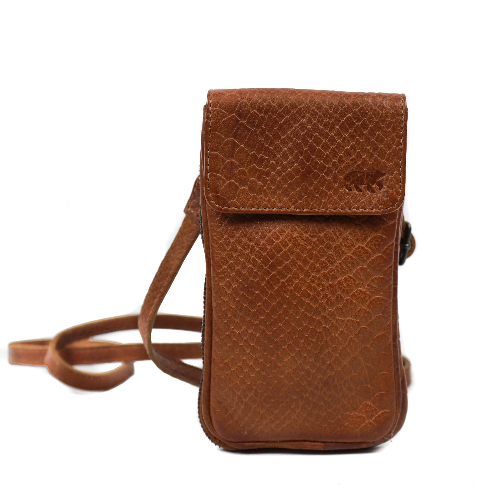 Telefoontasje 'Elske' cognac python - PH 2106