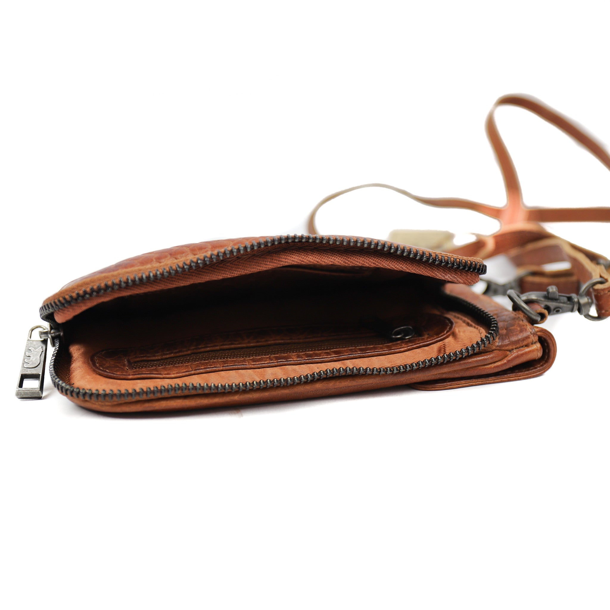 Telefoontasje 'Elske' cognac python - PH 2106