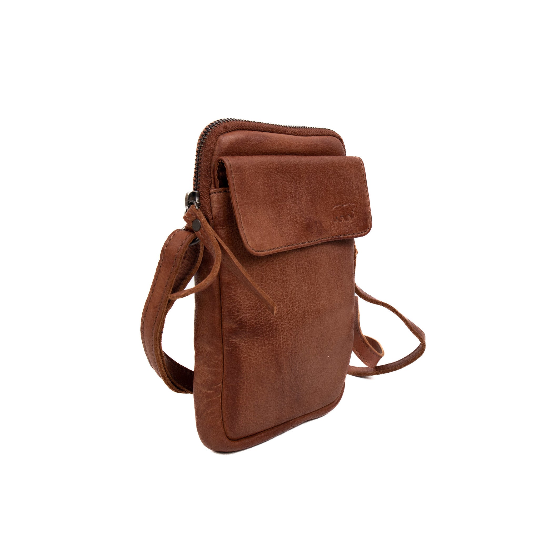 Phone case 'Igor' cognac