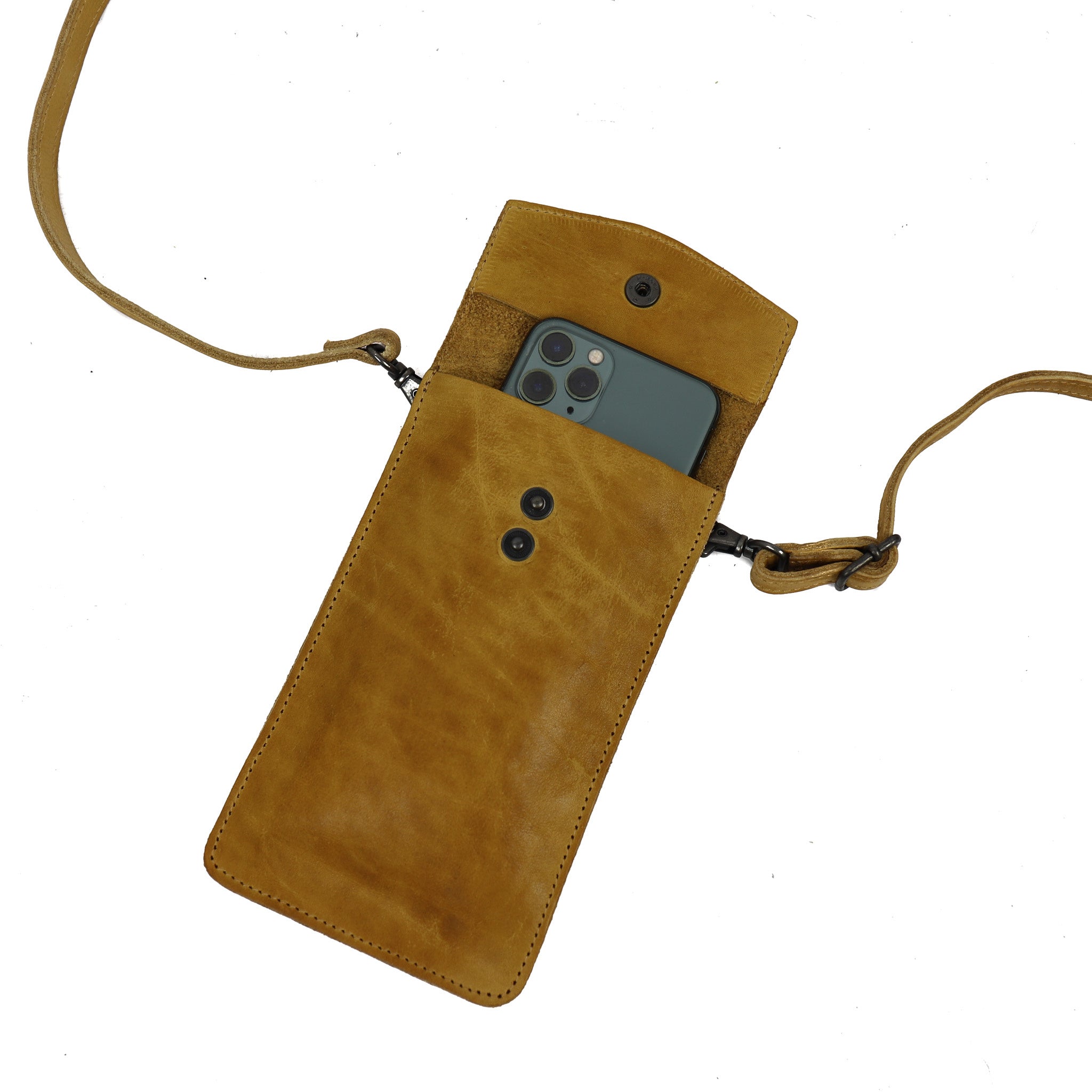 Telefoontasje 'Priya' geel