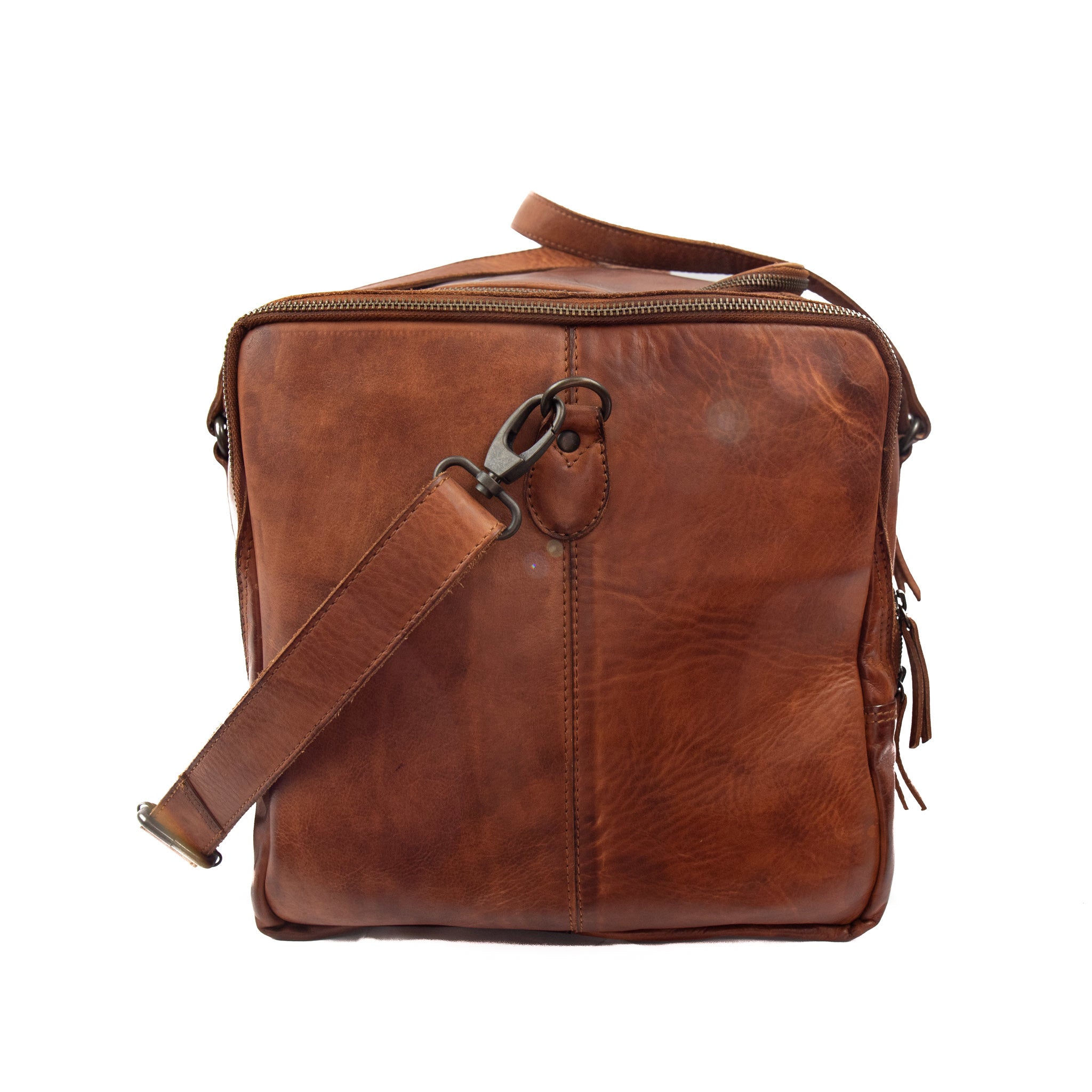 Weekendtas 'Max' cognac - CL 32879