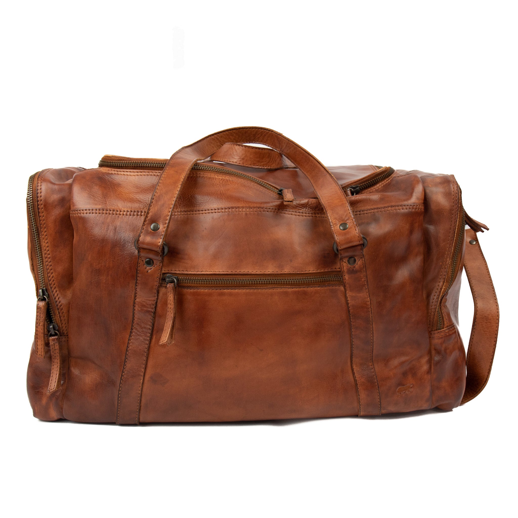 Weekend bag 'Max' cognac - CL 32879