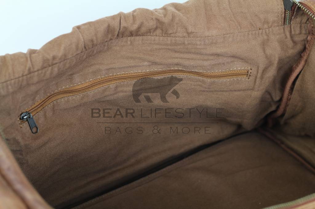 Weekend bag 'Max' cognac - CL 32879