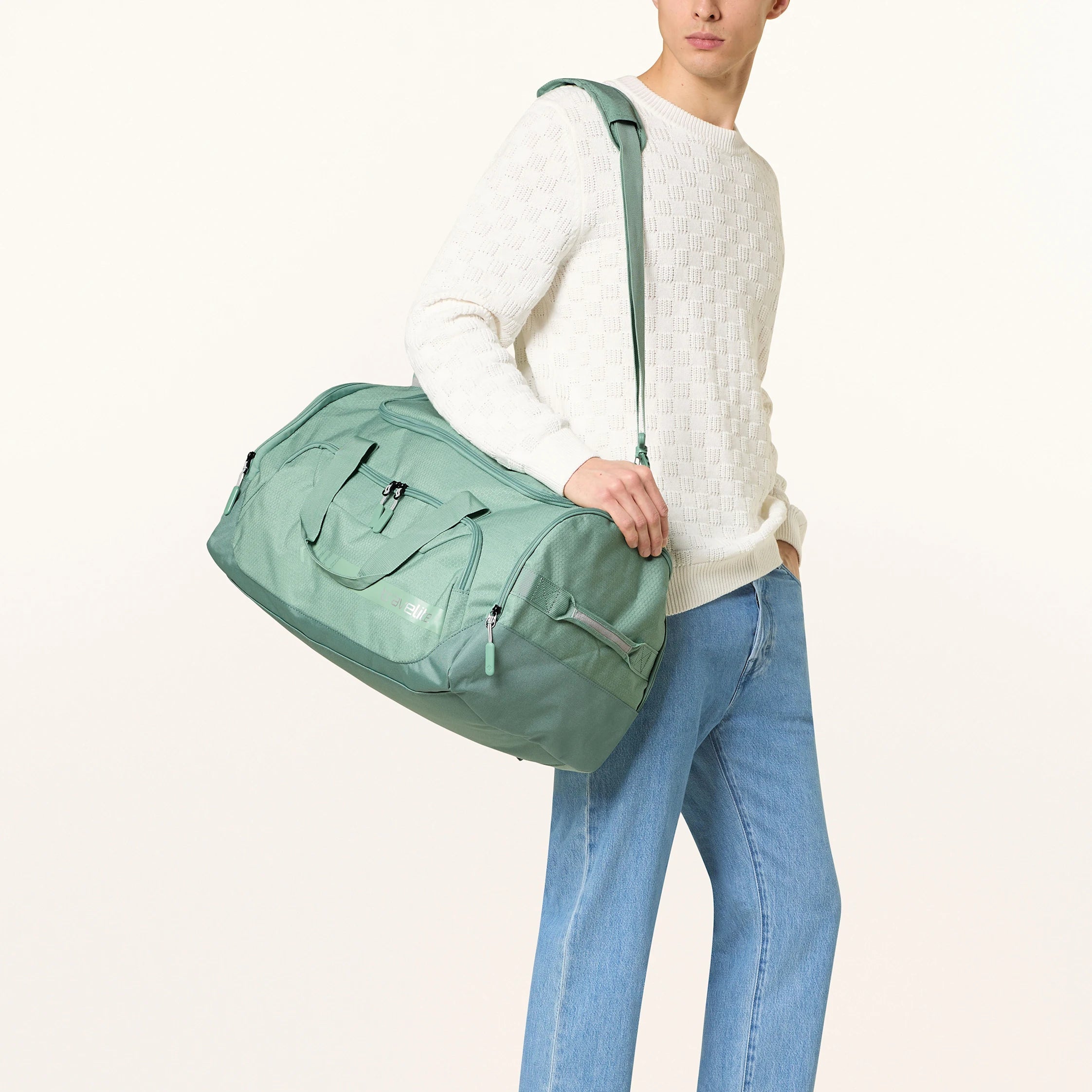 Kick Off Duffle M sage green