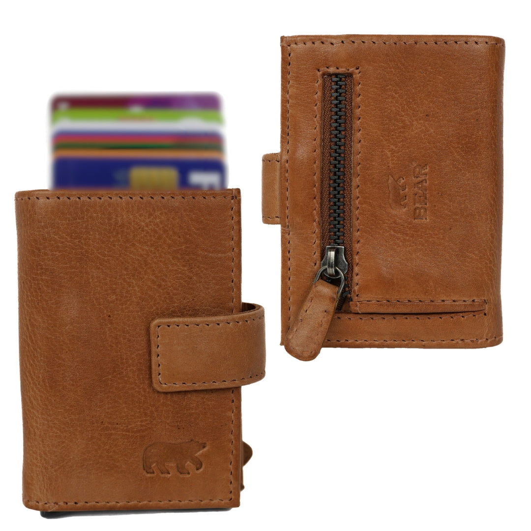 XL Card holder 'Mo' taupe