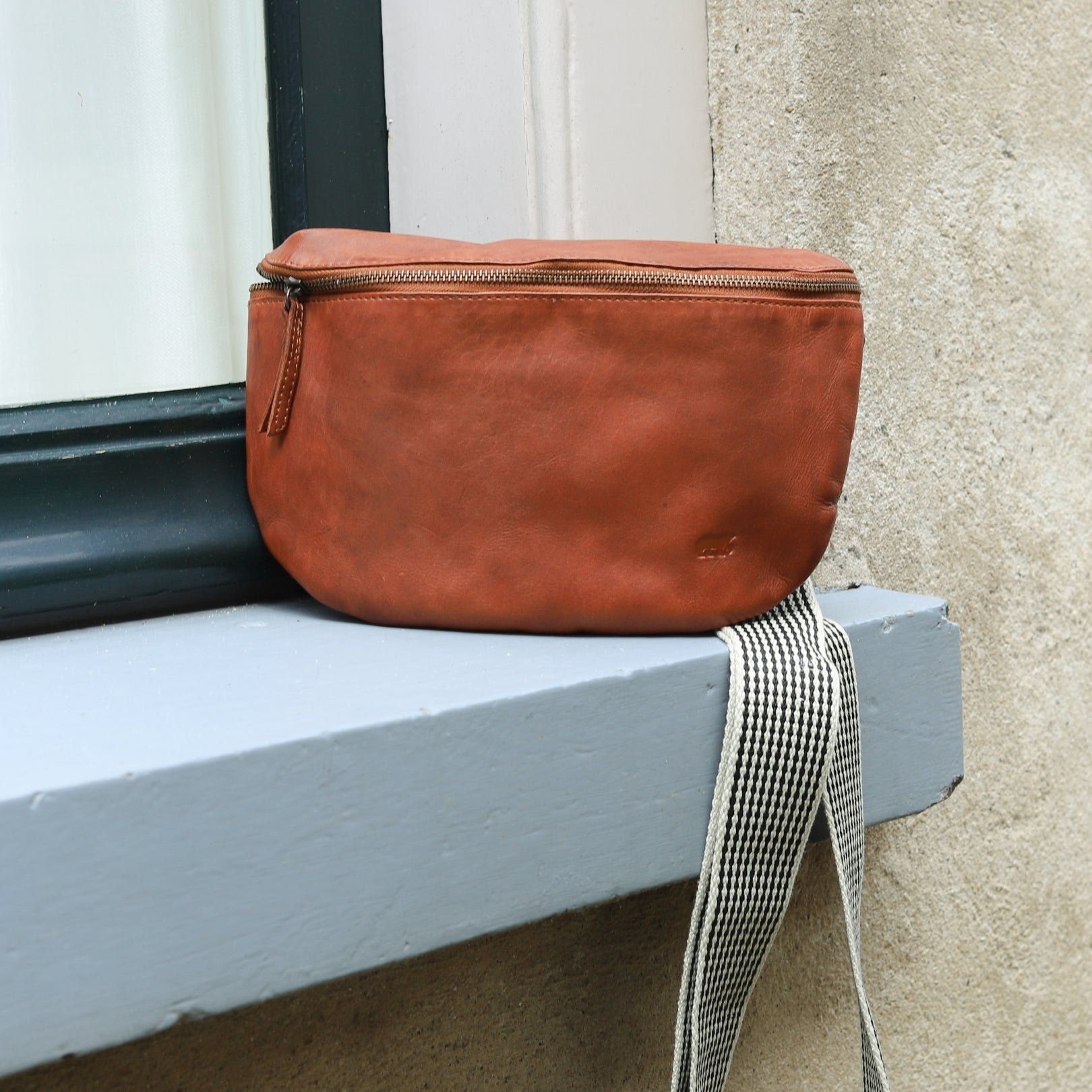 Crossbody/heuptas 'Maiky' cognac