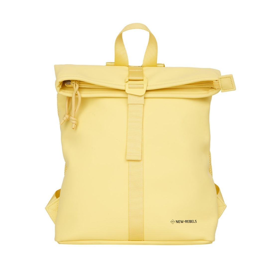 Branson - Mini waterafstotend rolltop rugzakje 'Los Angeles' 7L butter yellow