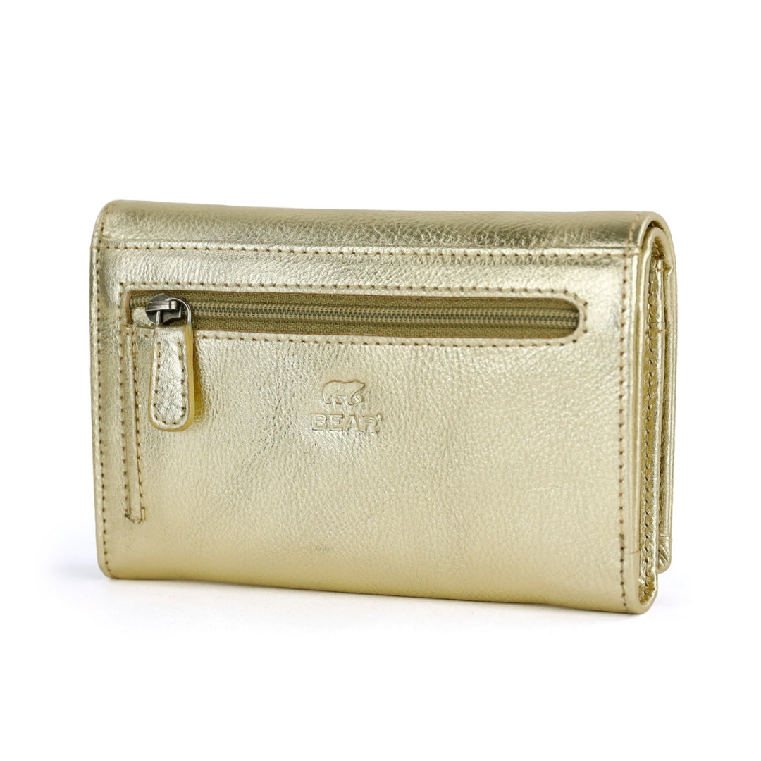 Overslag portemonnee 'Sweety' champagne