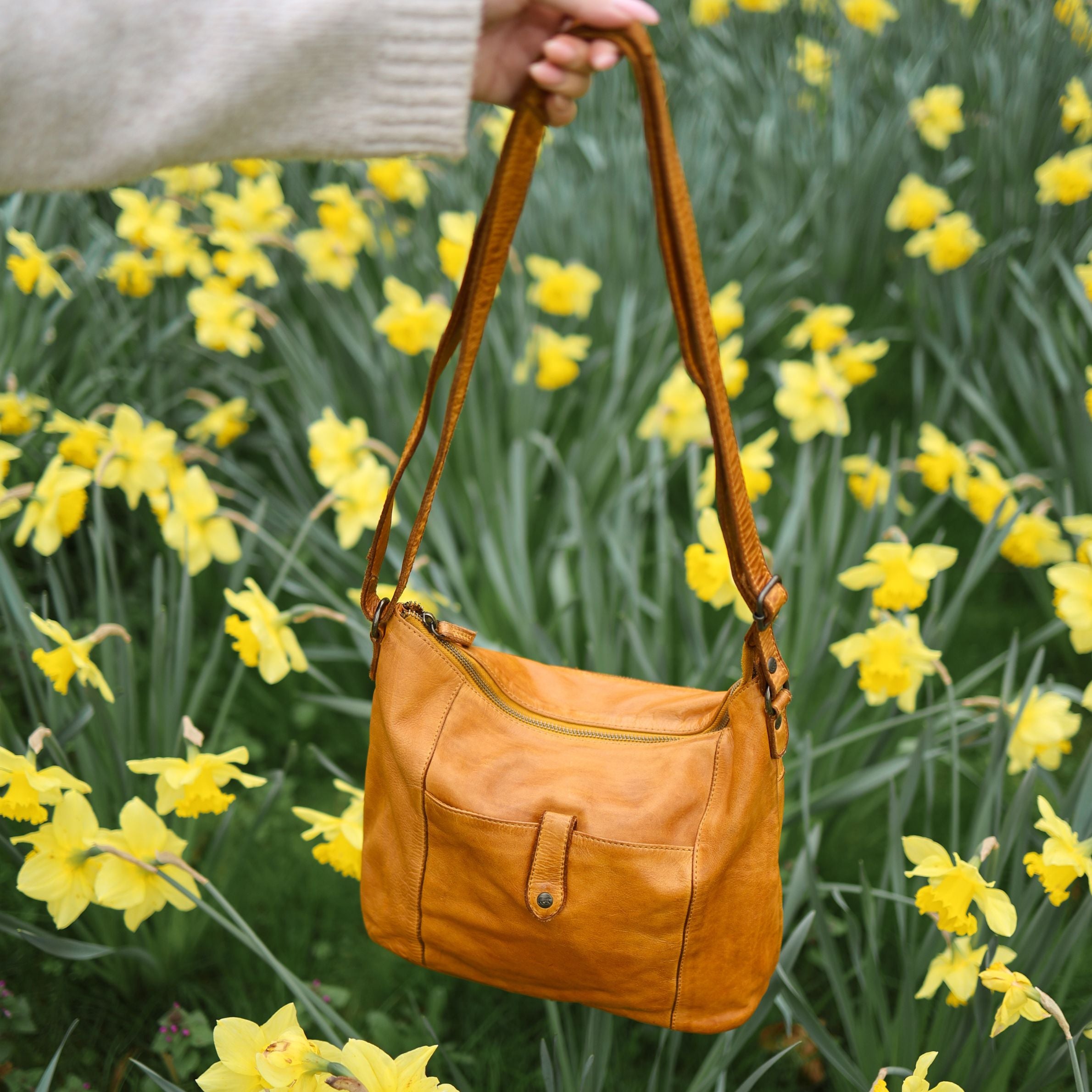 Schoudertas 'Sophia' donkerblauw