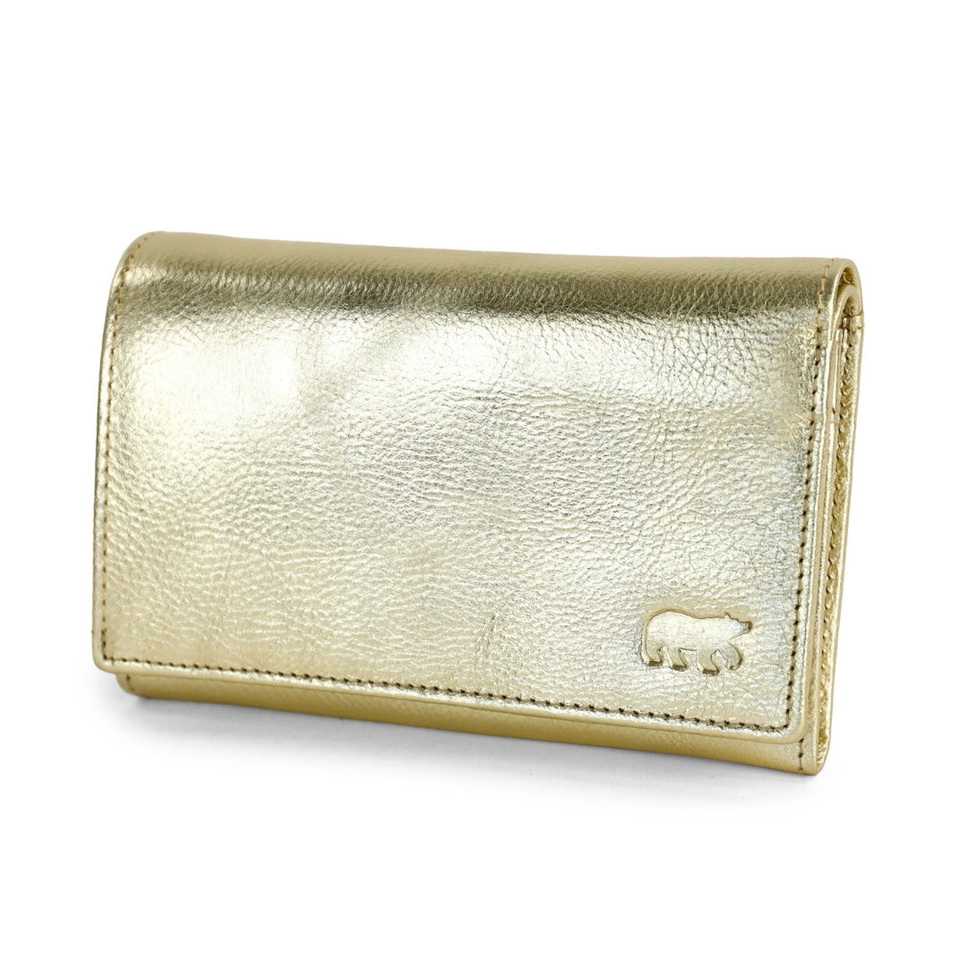 Overslag portemonnee 'Sweety' champagne