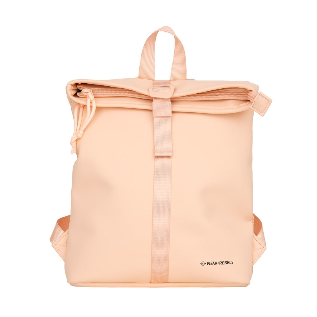 Branson - Mini waterafstotend rolltop rugzakje 'Los Angeles' 7L salmon