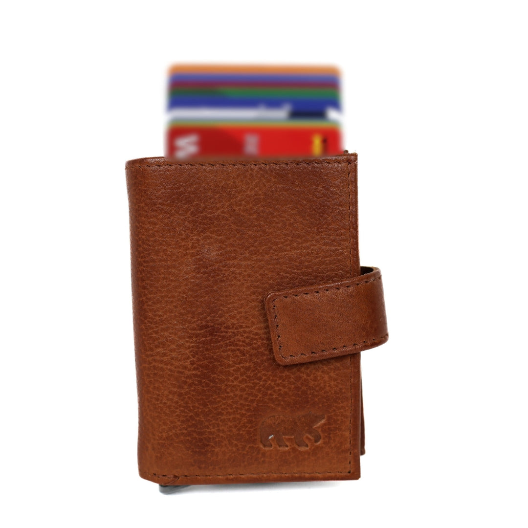 XL Card holder 'Mo' cognac