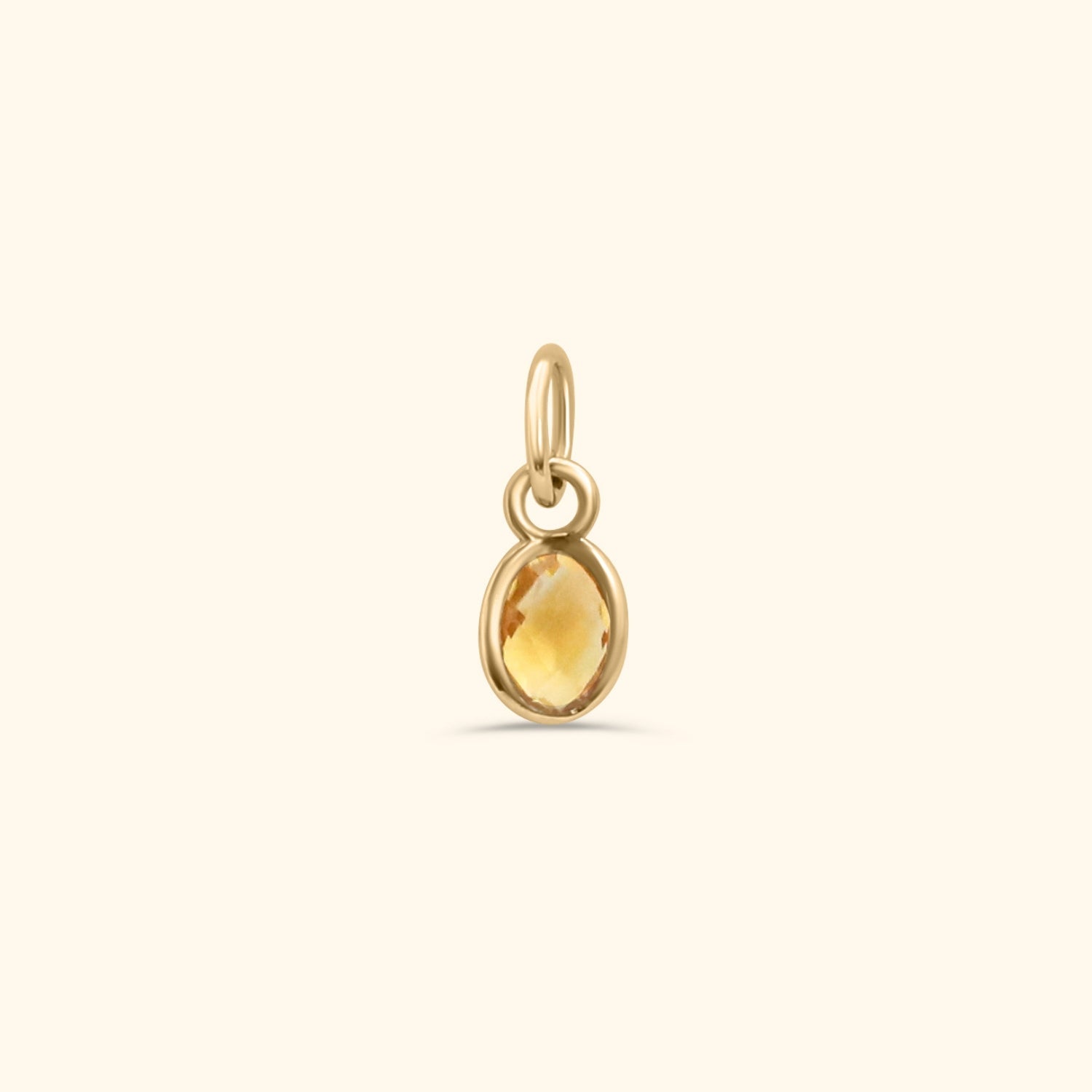 Citrine pendant | 14K Gold