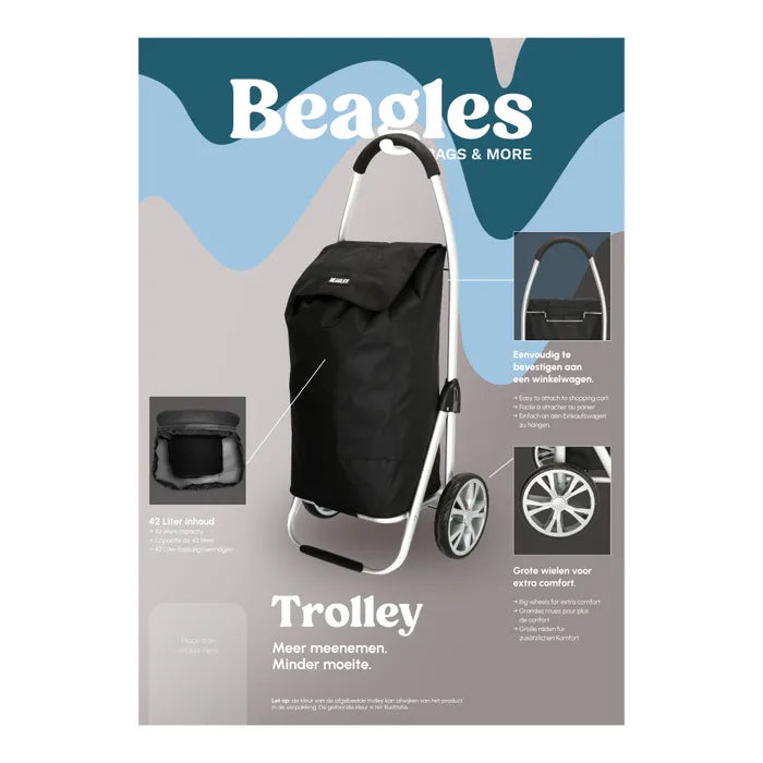 Alberic - Shopping trolley black