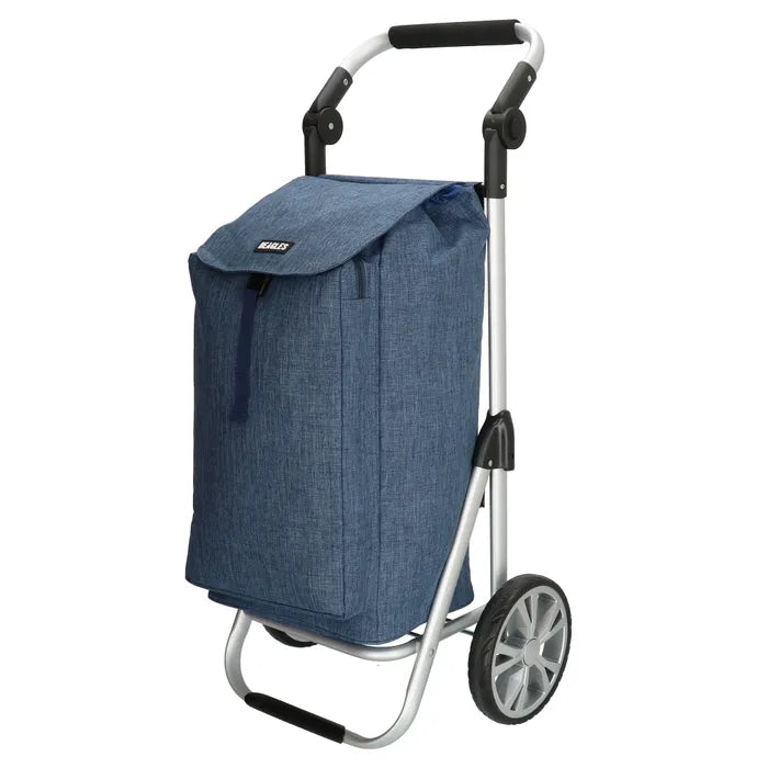 Alberic - Boodschappen trolley met koelvak blauw