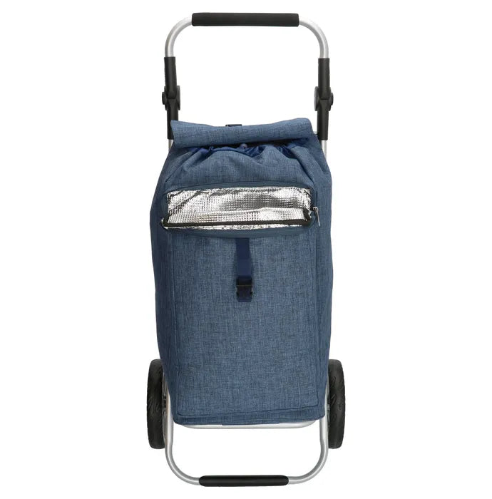 Alberic - Shopping trolley with cooler compartment blue