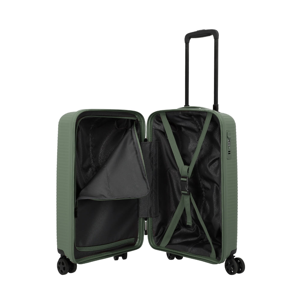 Air Stripe - Cabin Trolley 4w S Slim green