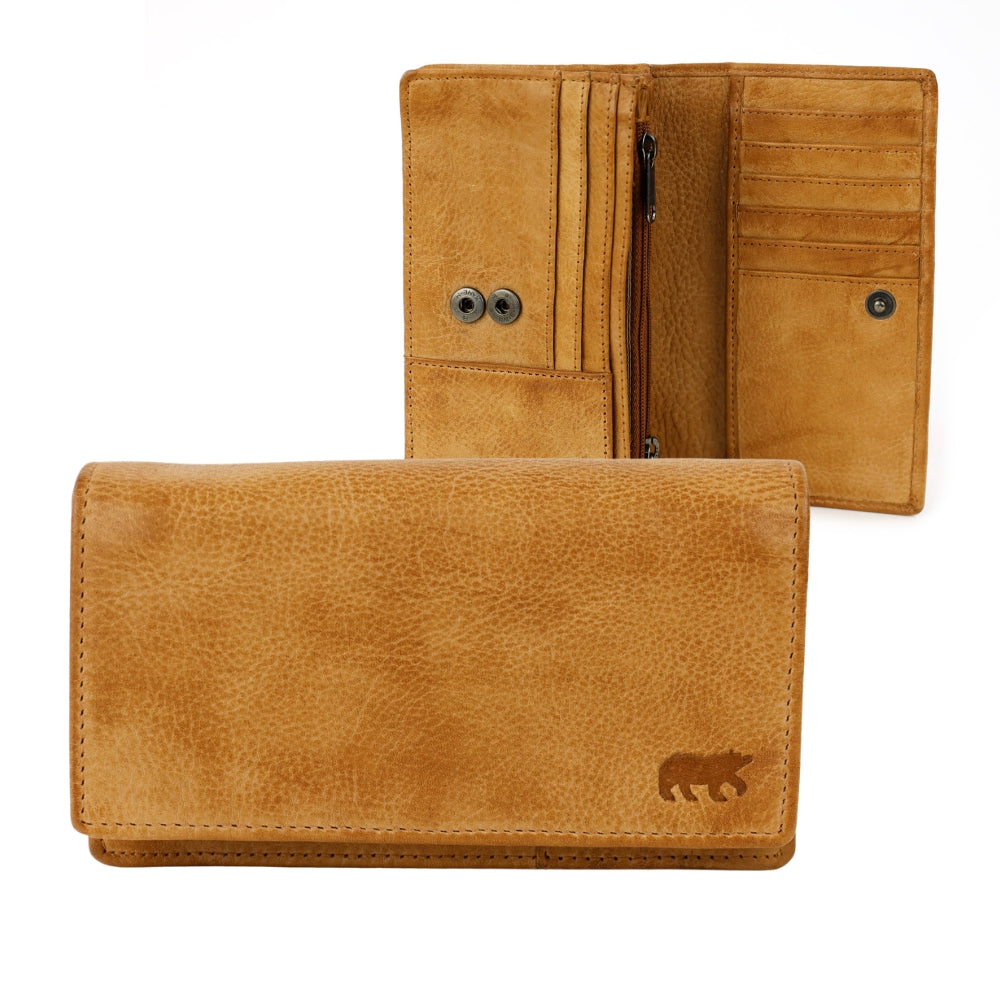RFID Wrap wallet 'Brigitte' taupe