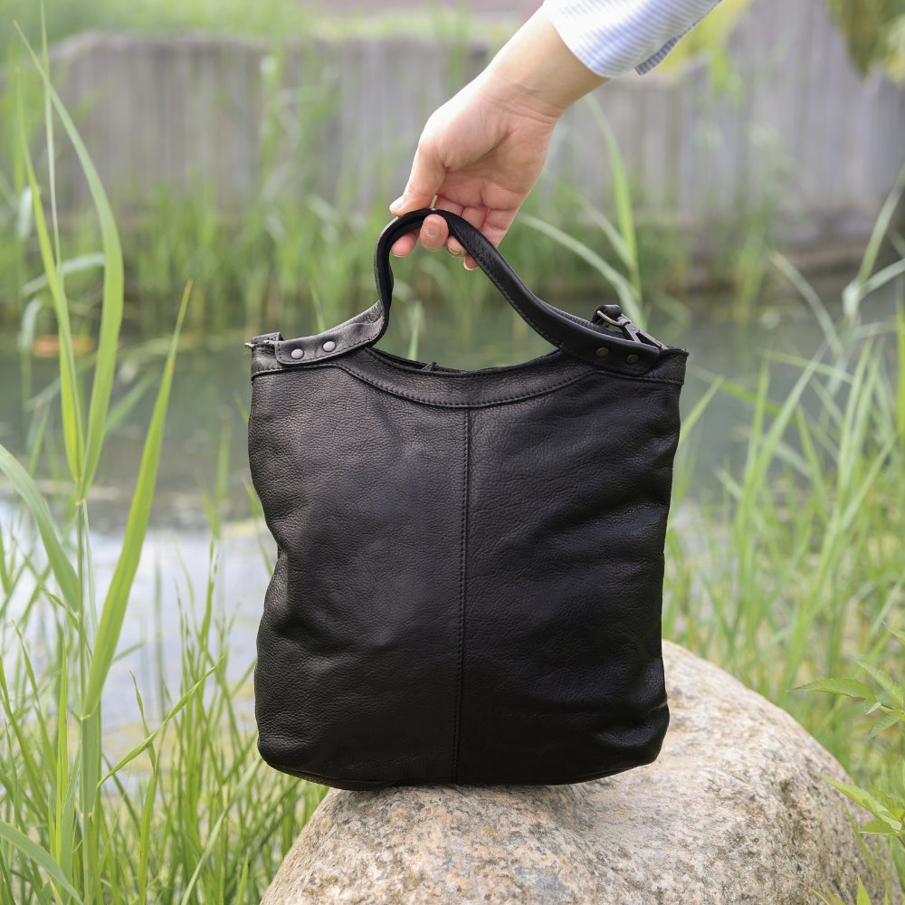 Hand/shoulder bag 'Andrea' black