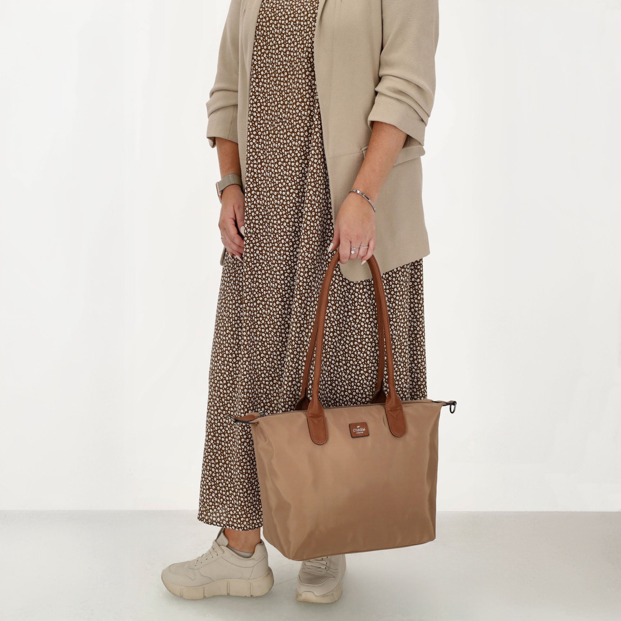 Buckingham Shopper taupe