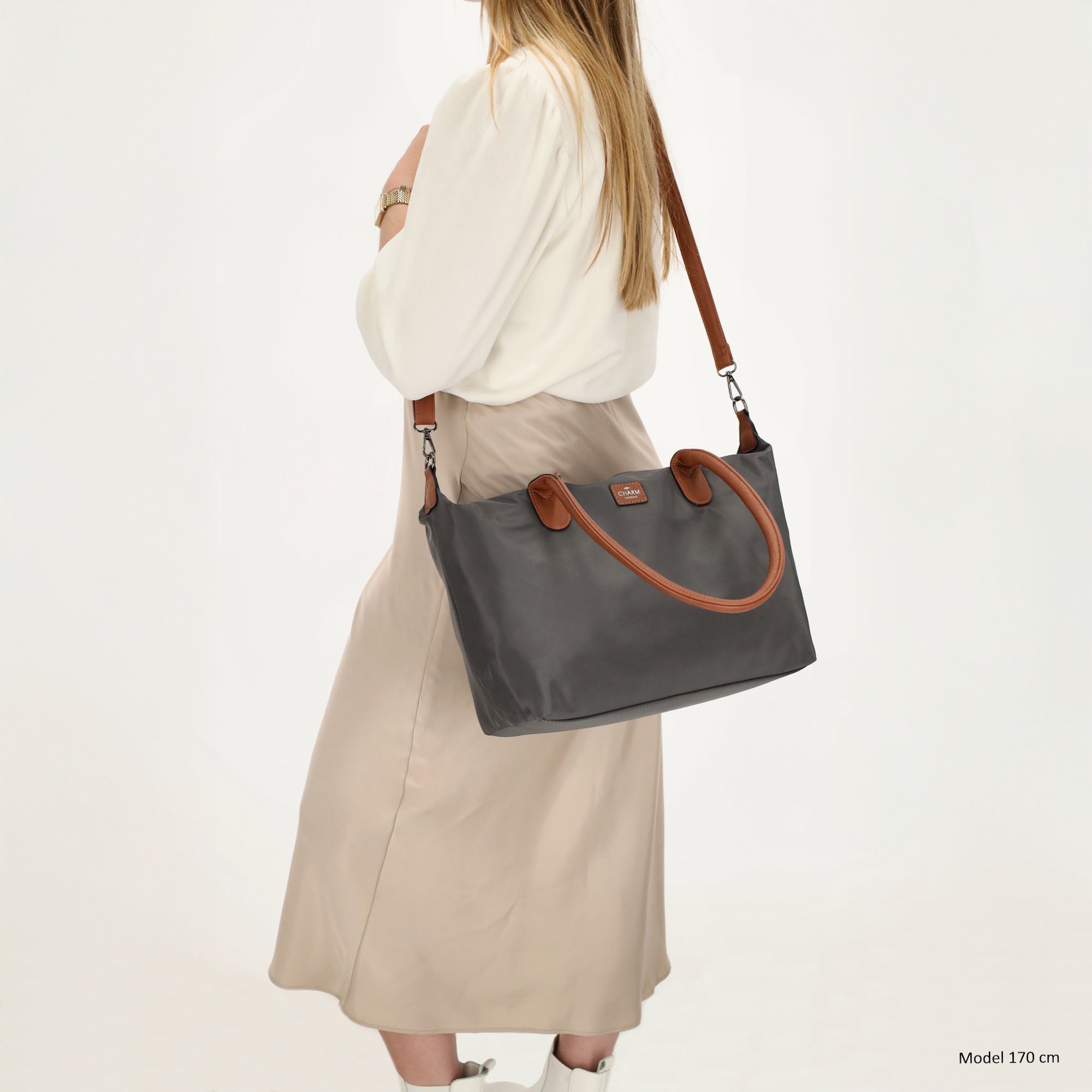 Buckingham Shopper elephant grey