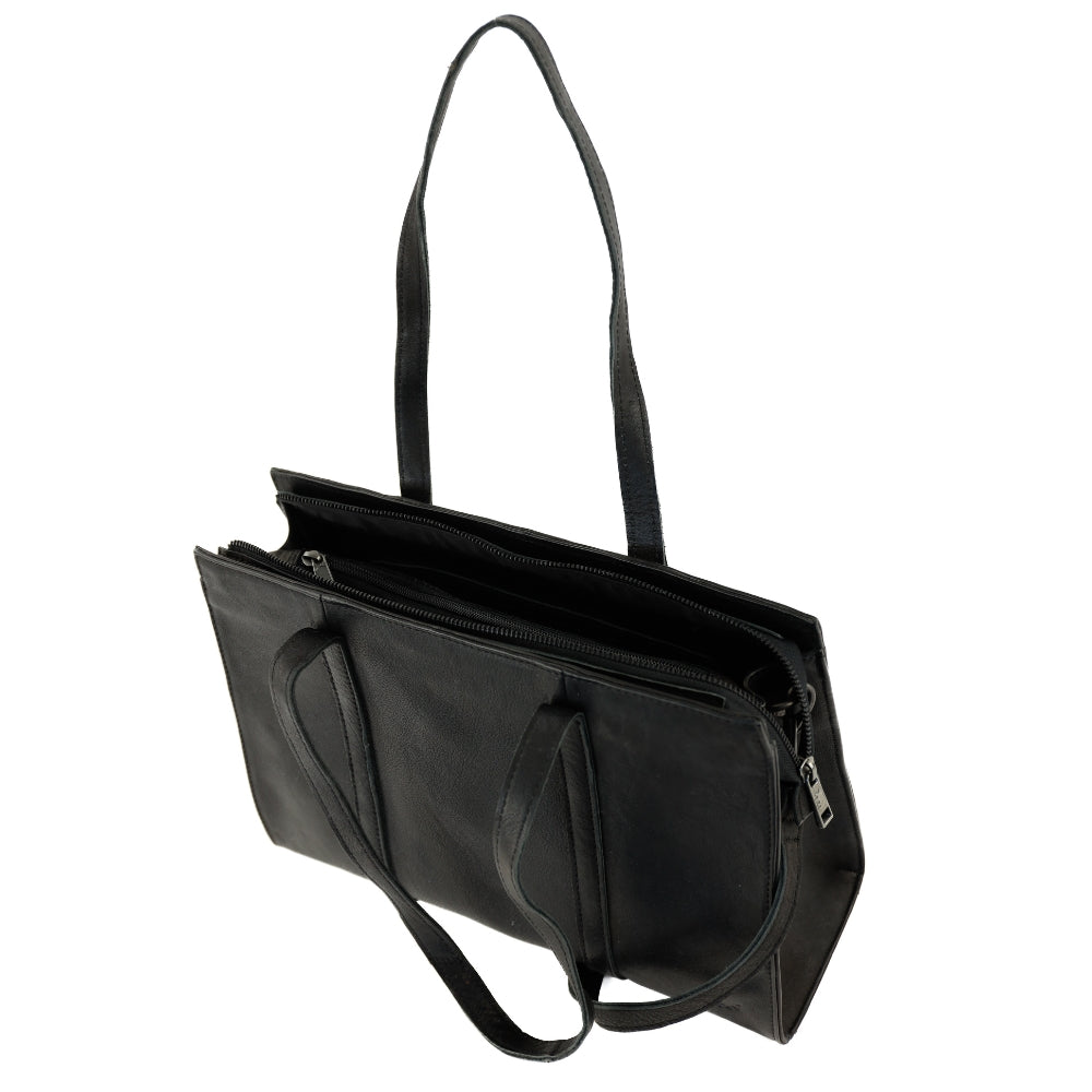 Hand/shoulder bag 'Leonie' black