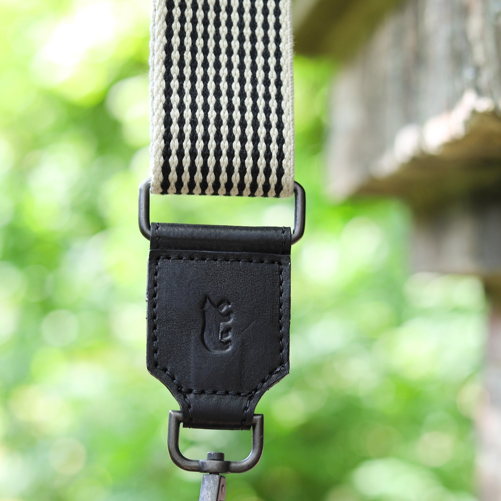 Bag strap 'Gita' black/beige