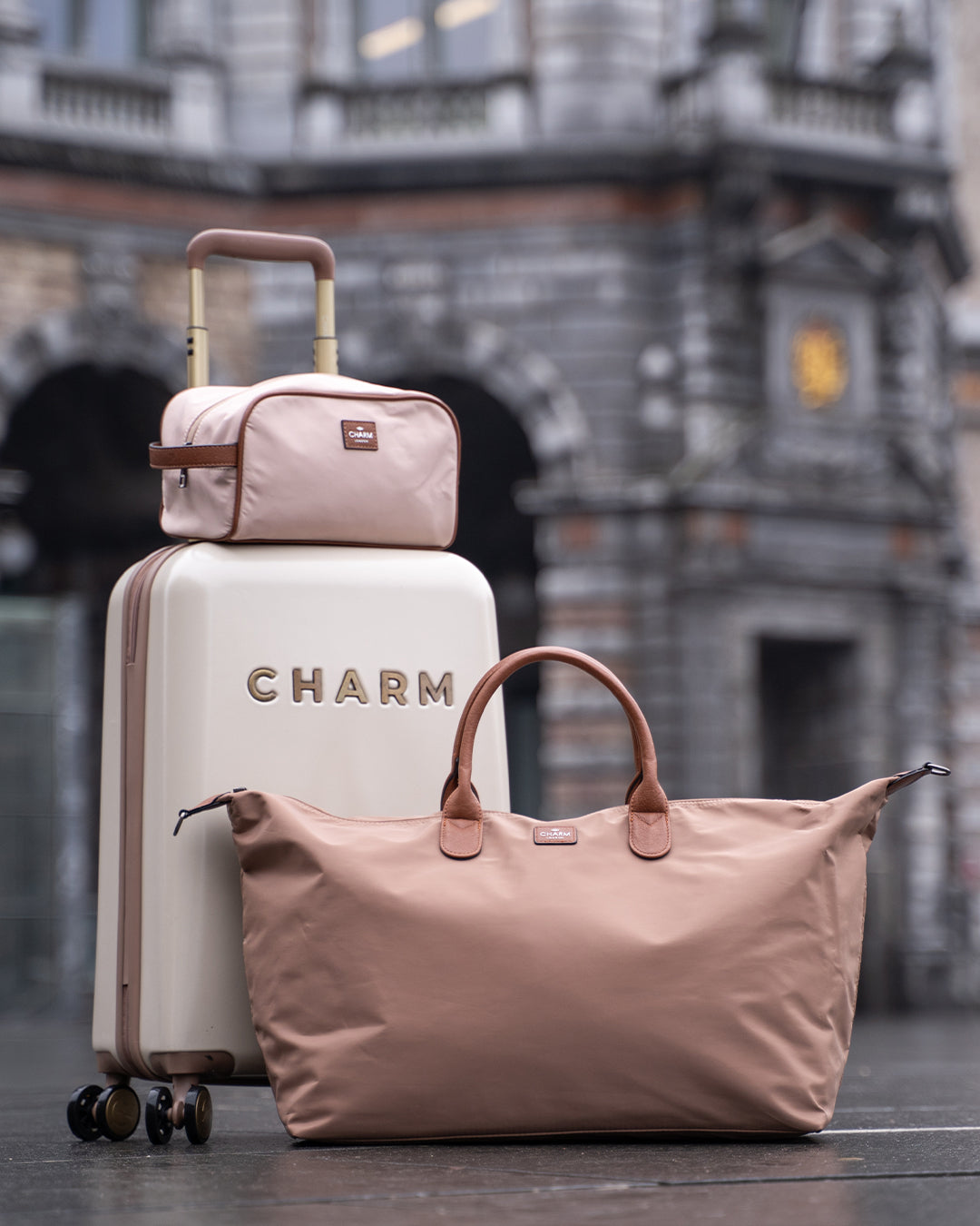 Capetown - Handbagage trolley S beige