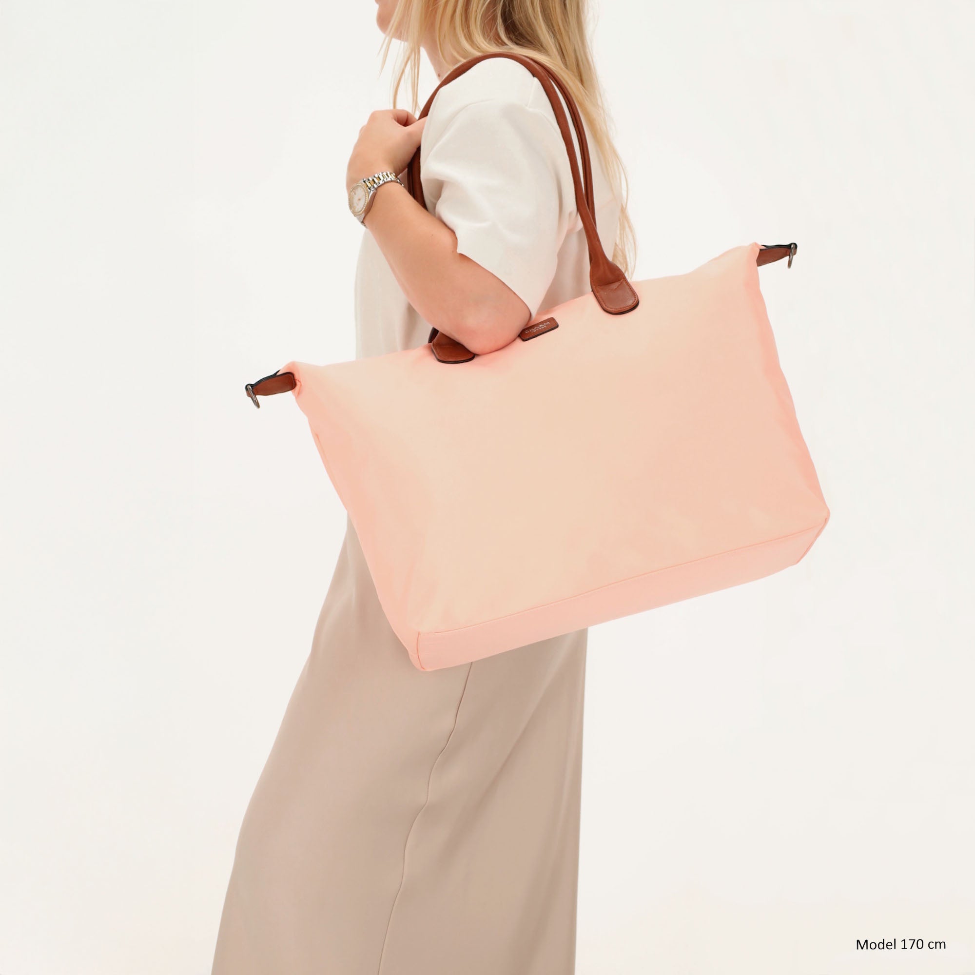 Buckingham Laptoptas 15.6 inch lichtroze