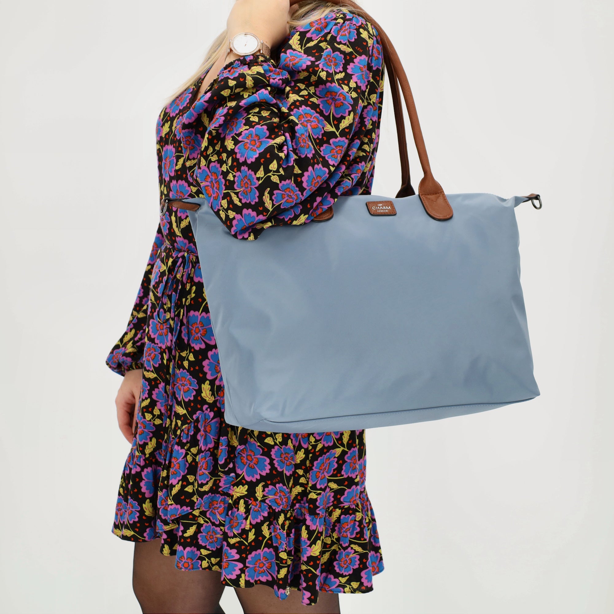 Buckingham Laptoptas 15.6 inch staalblauw