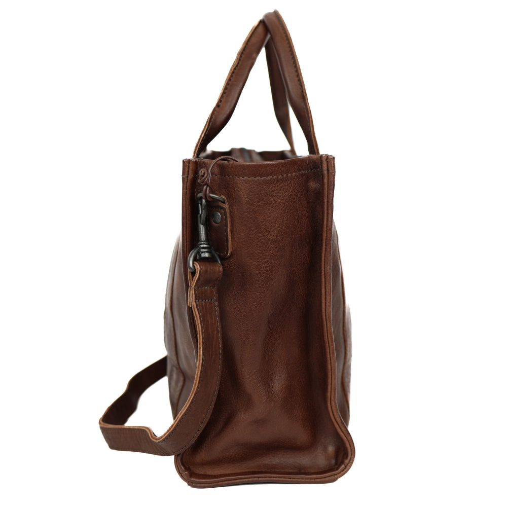 Tote bag 'Pepe' L dark brown