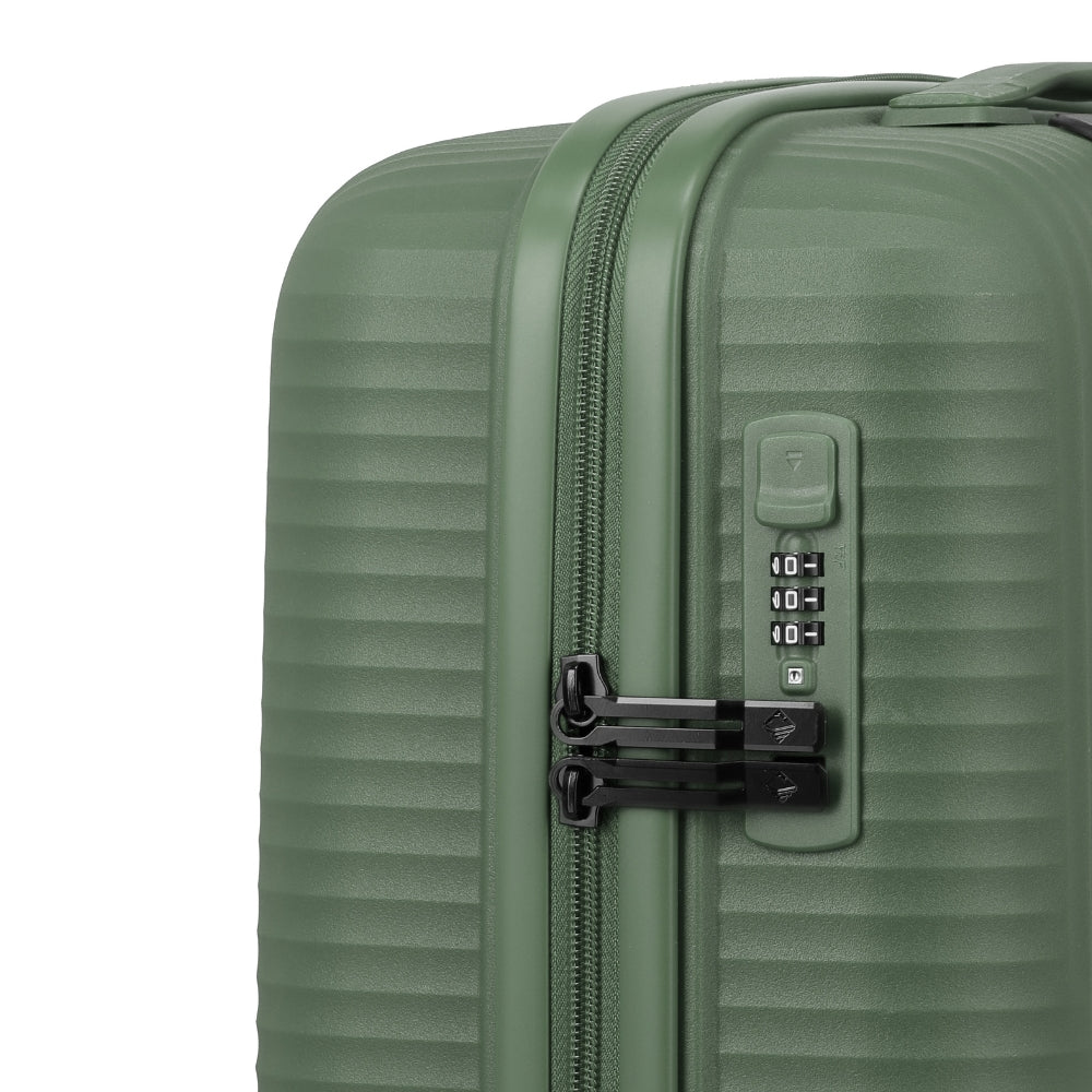 Air Stripe - Cabin Trolley 4w S Slim green