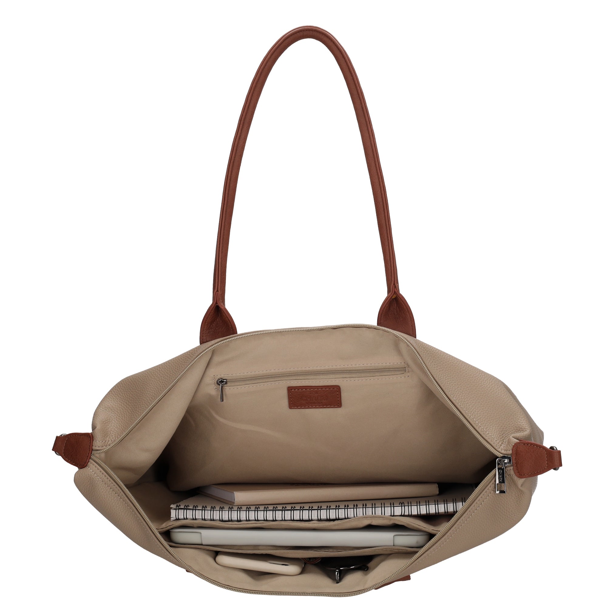 Buckingham Laptoptas 15.6 inch taupe