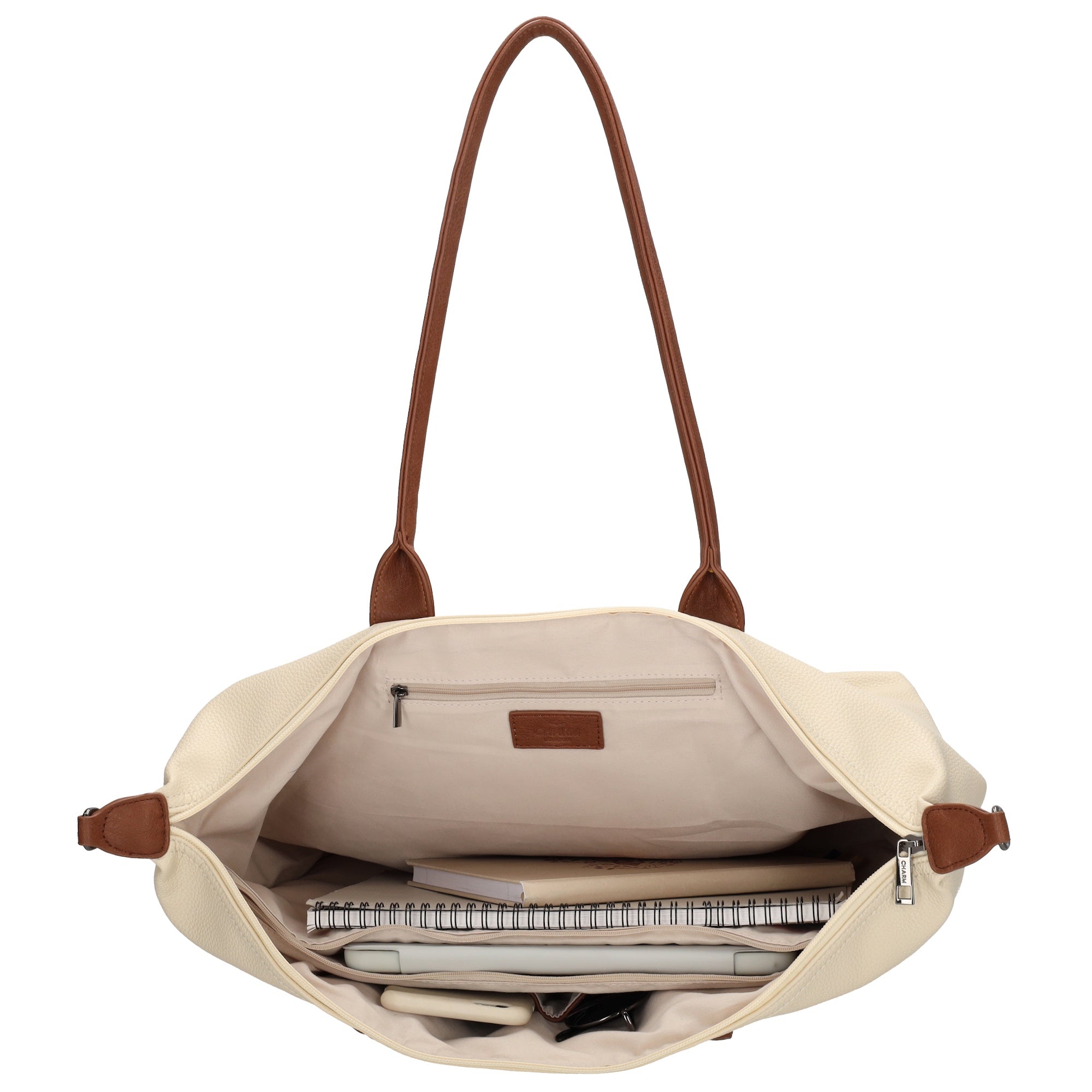 Buckingham Laptoptas 15.6 inch beige