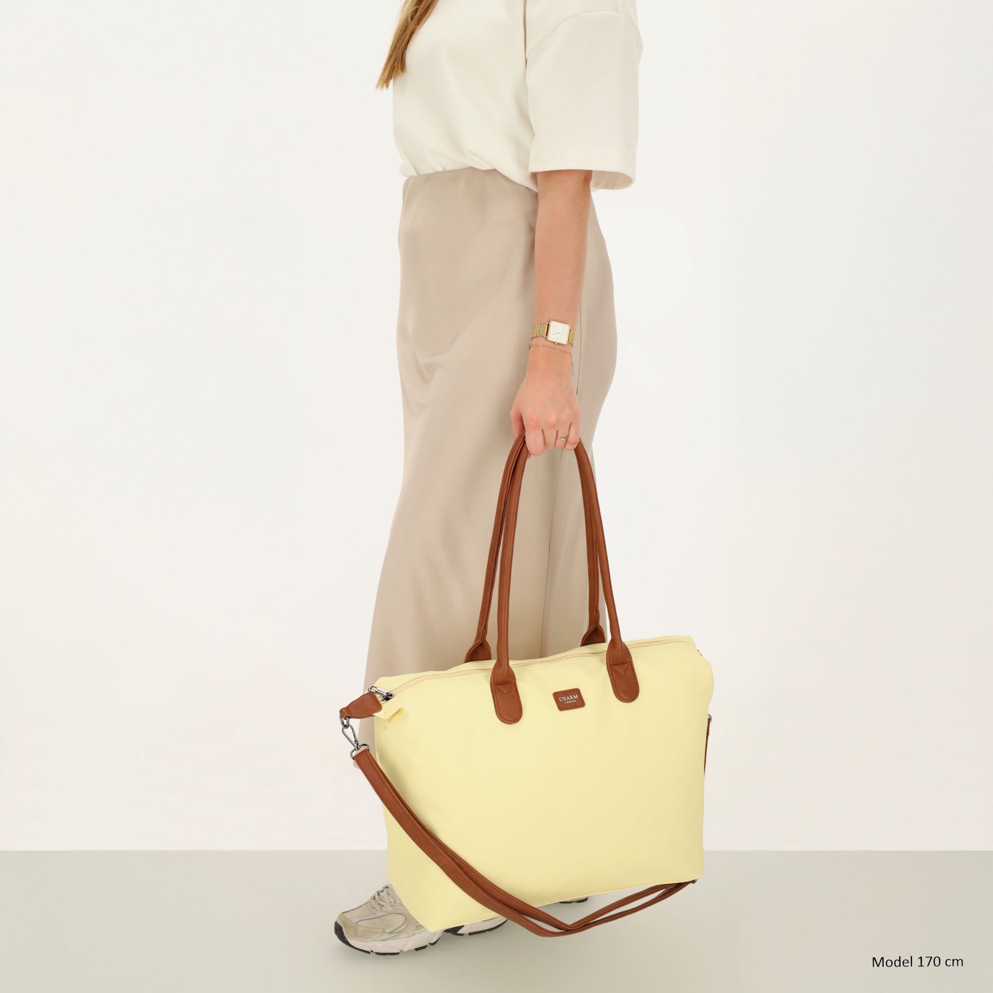 Buckingham Laptoptas 15.6 inch zacht geel