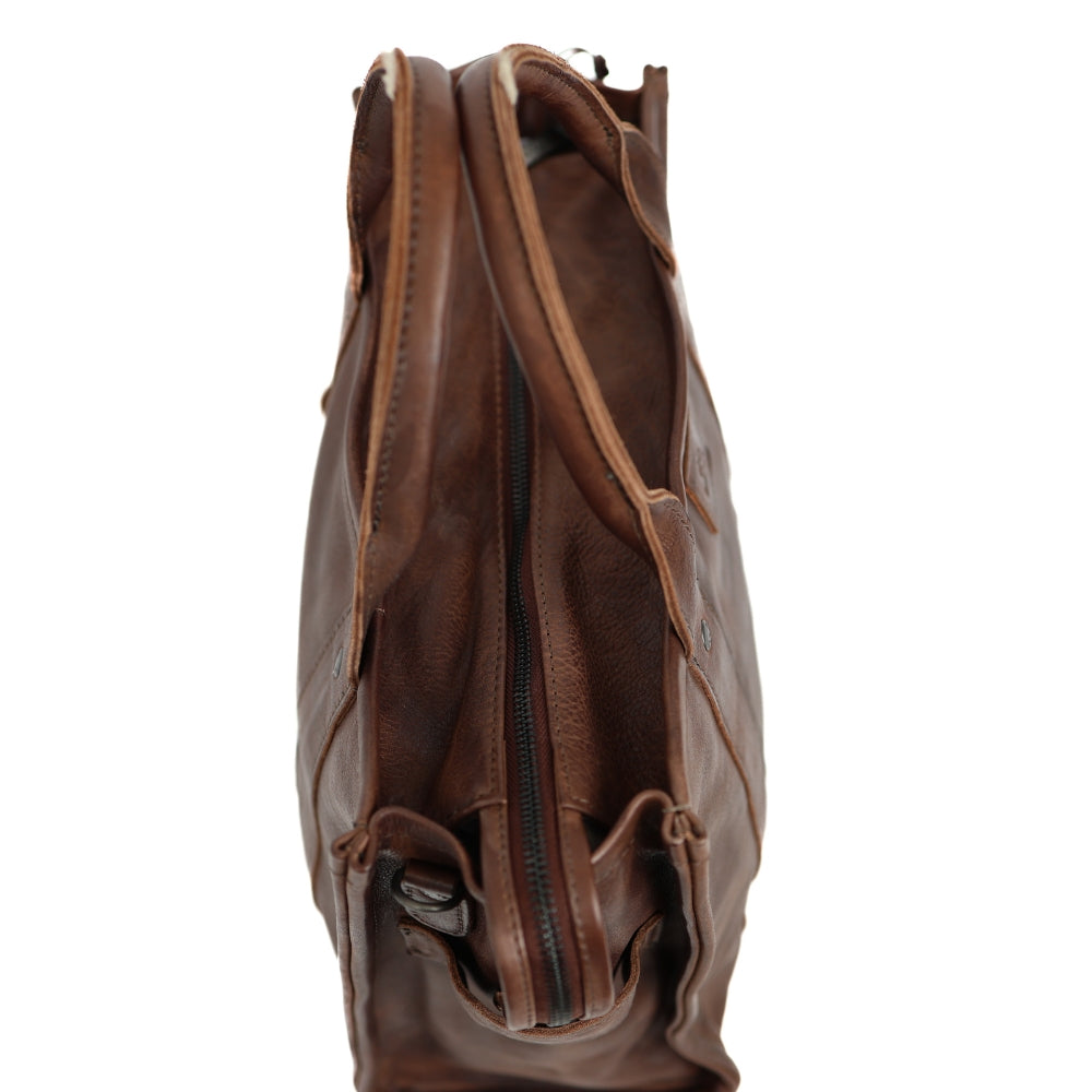 Tote bag 'Pepe' L dark brown