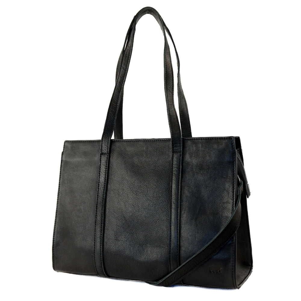 Hand/shoulder bag 'Leonie' black