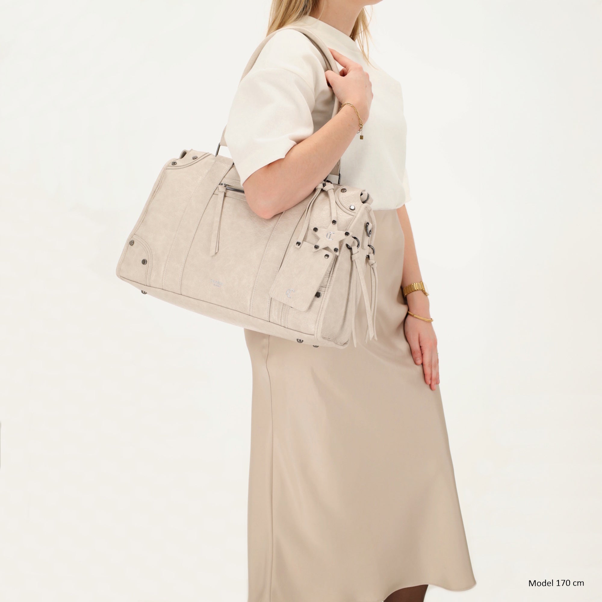 Berlin - Laptop bag 15.6'' cream