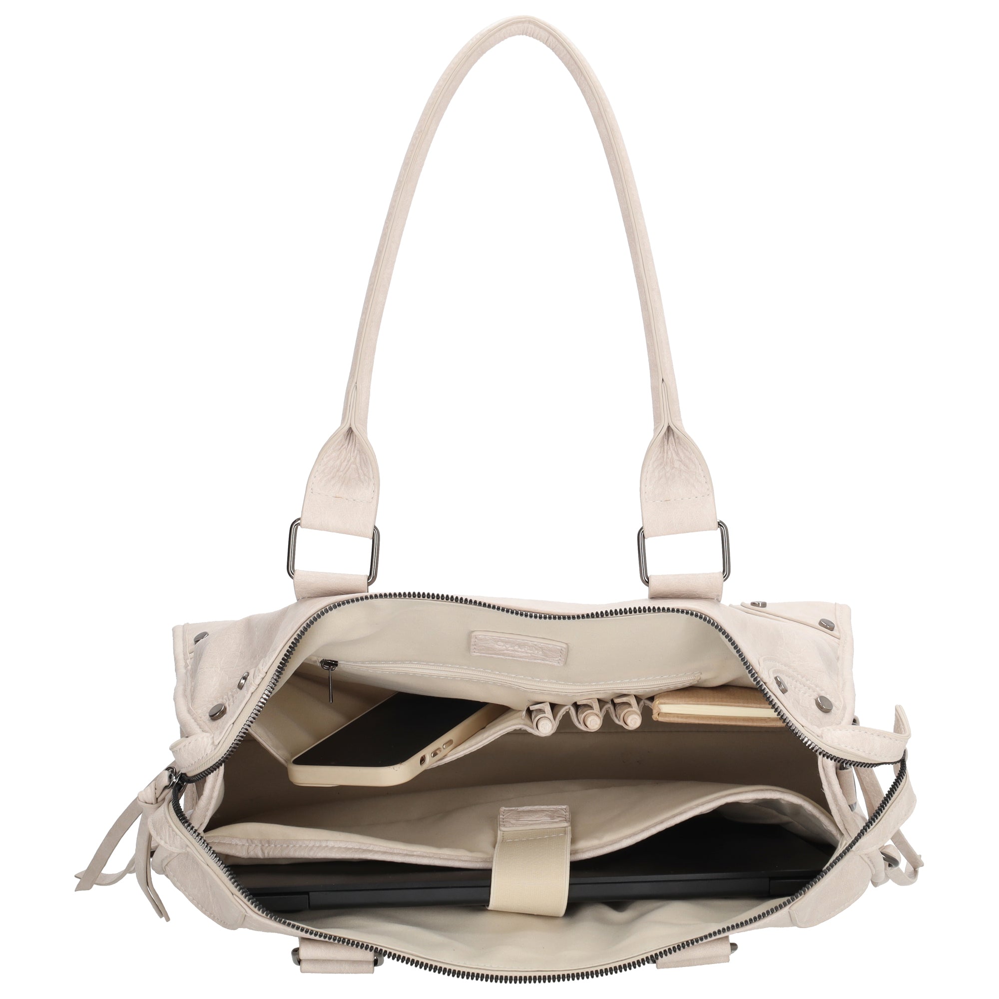 Berlin - Laptop bag 15.6'' cream