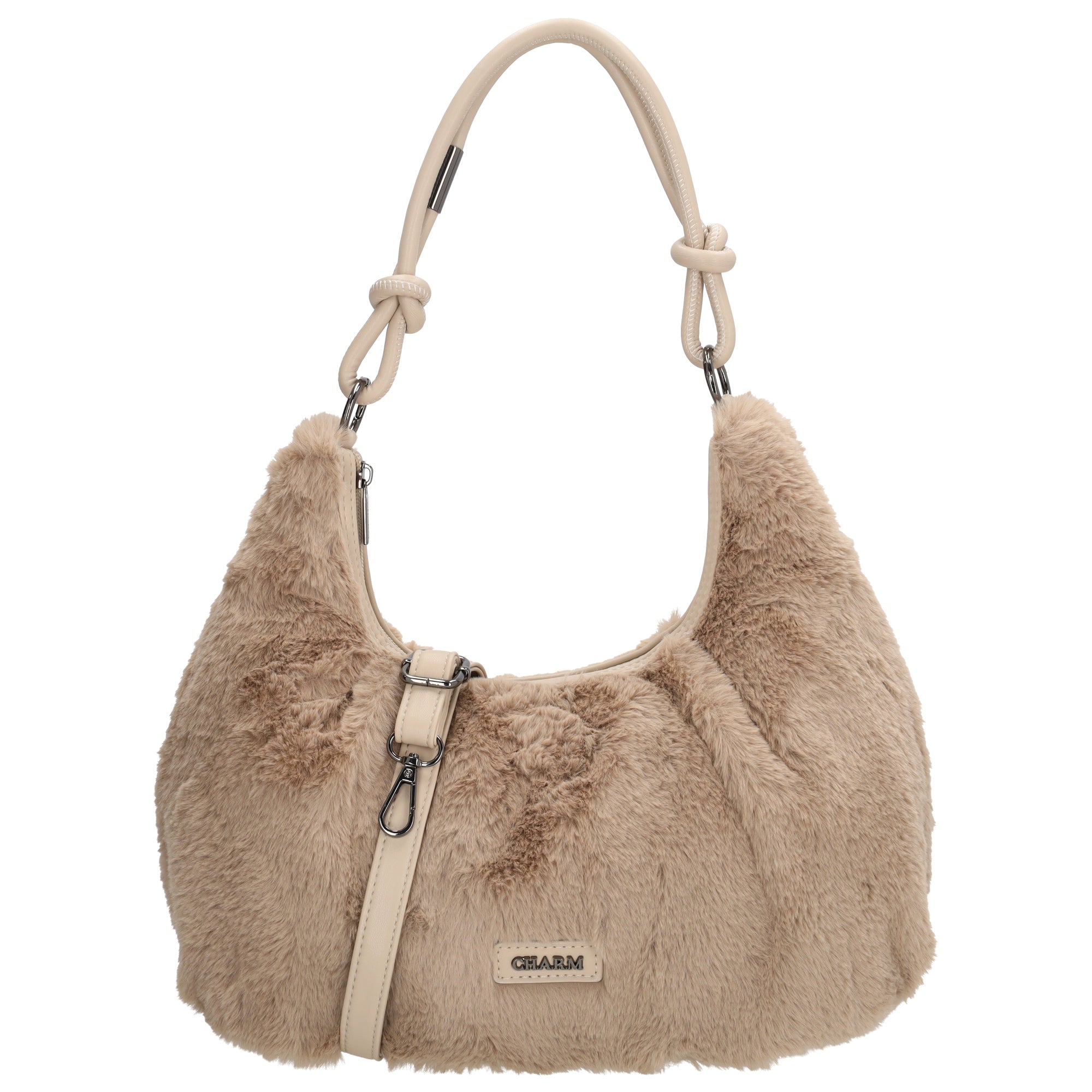 Oslo - Handbag/shoulder bag M taupe