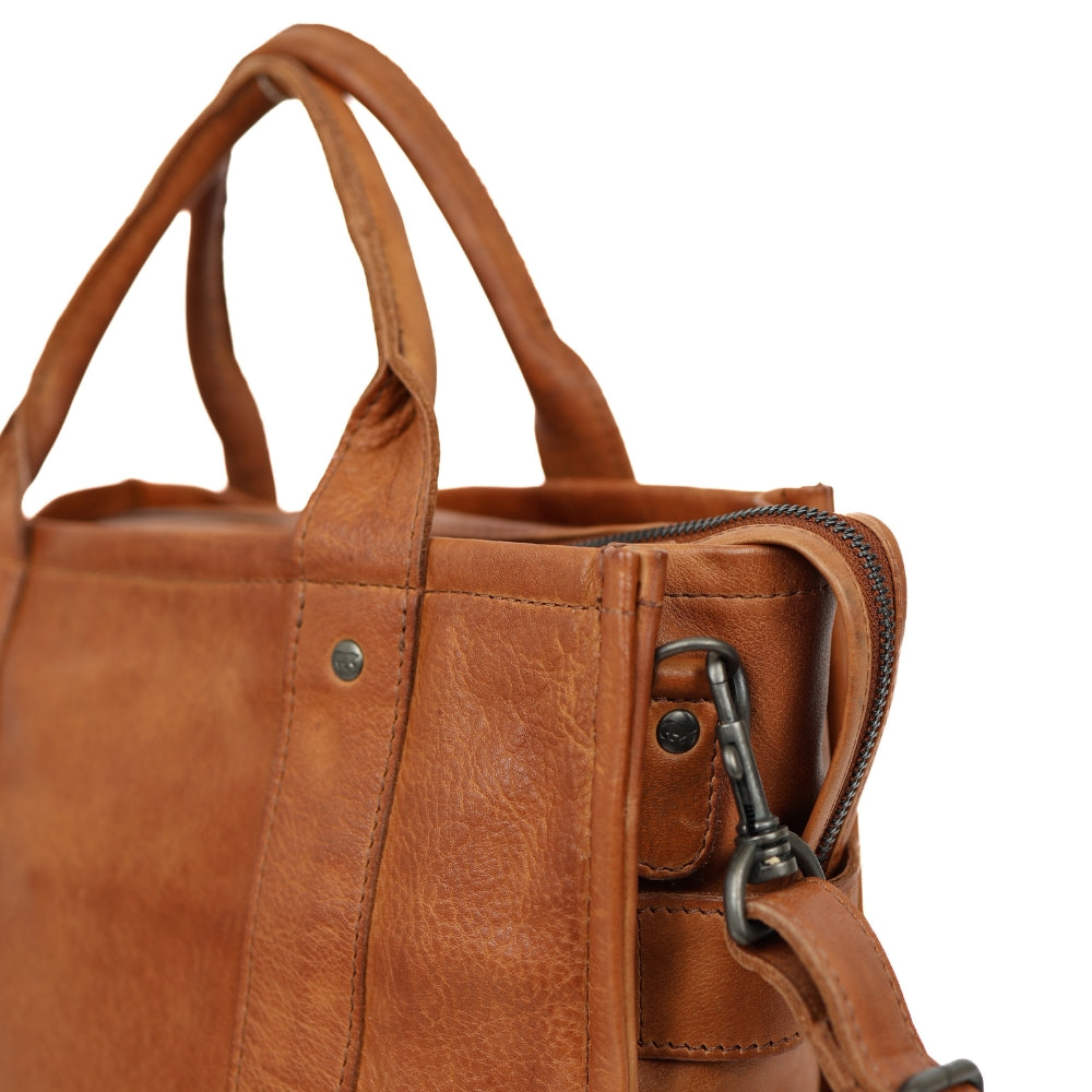 Tote bag 'Pepe' L cognac