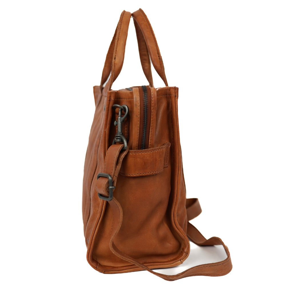 Tote bag 'Pepe' L cognac