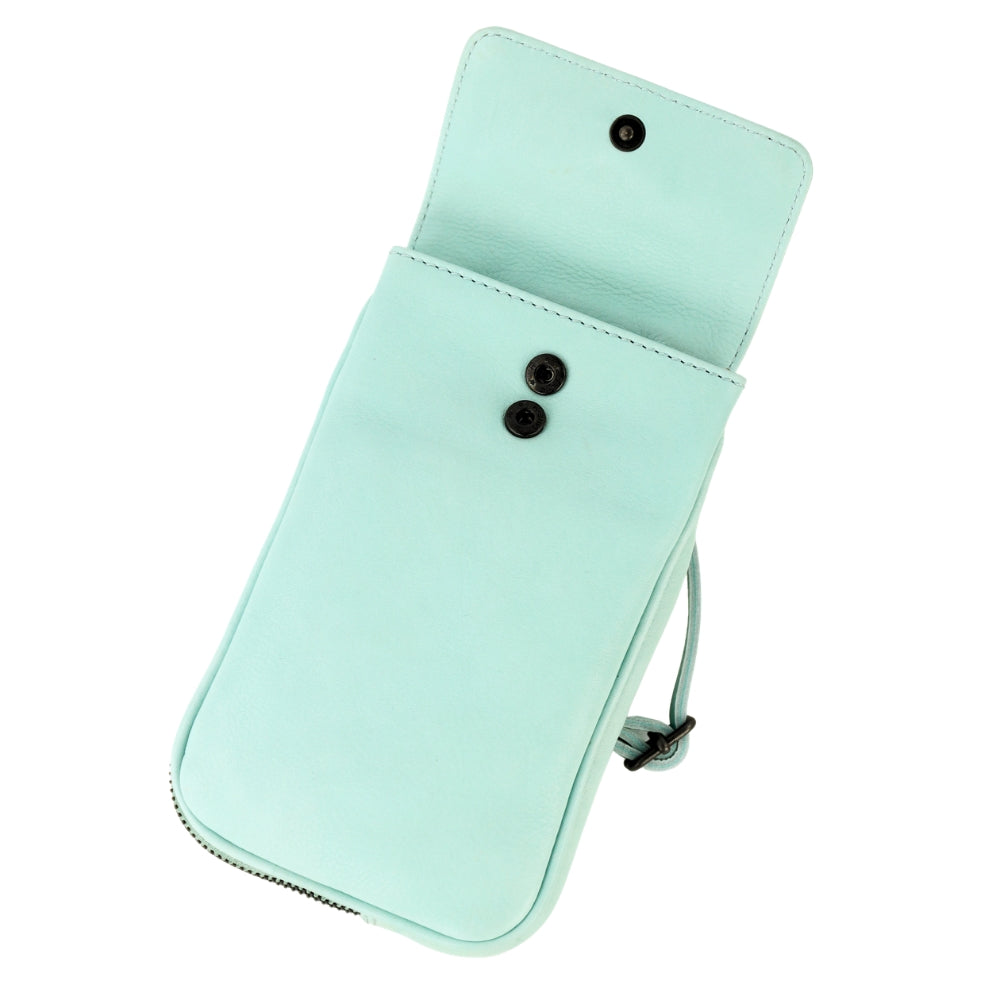 Telefoontasje 'Romee' jade