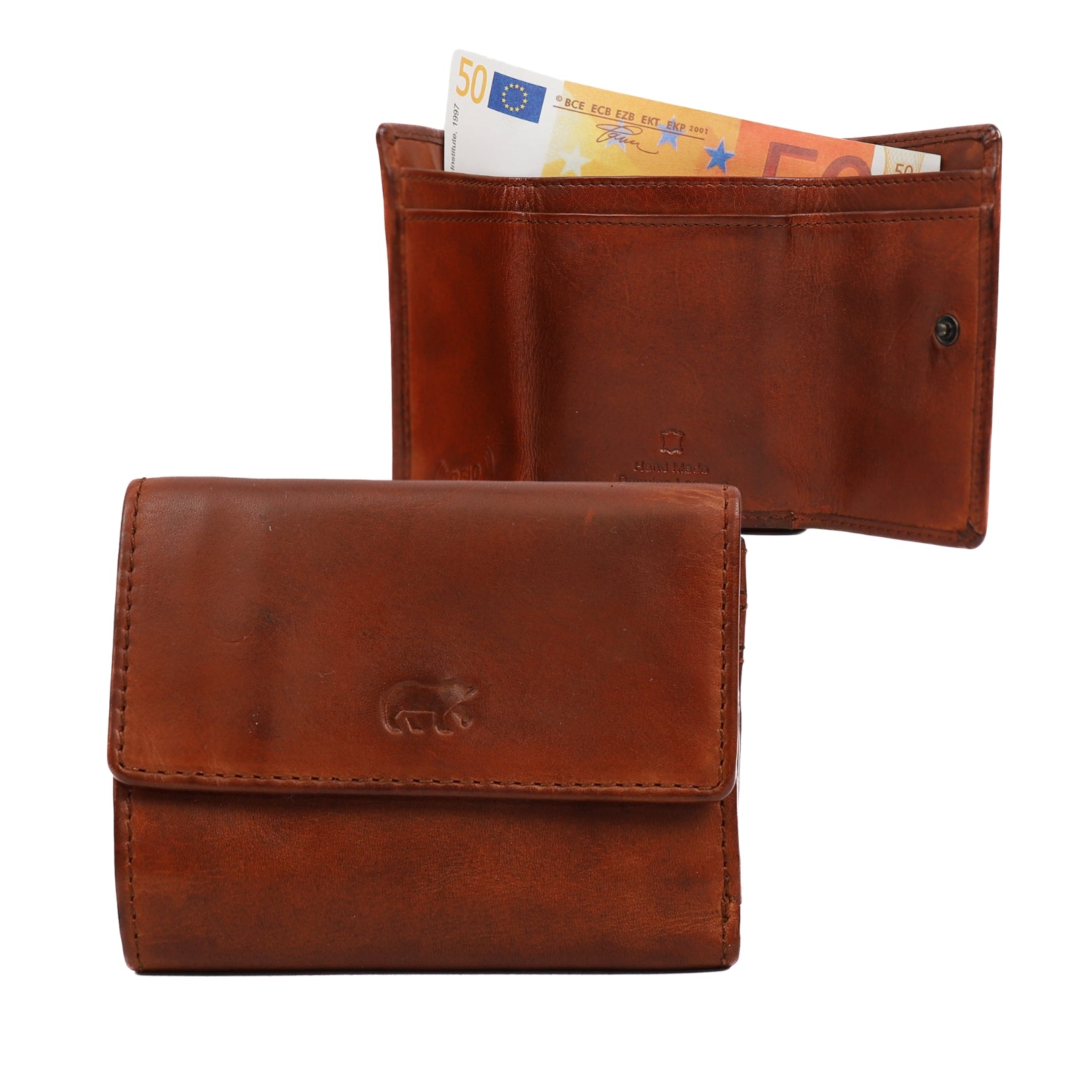 Wallet 'Jolie' cognac - CL 14618