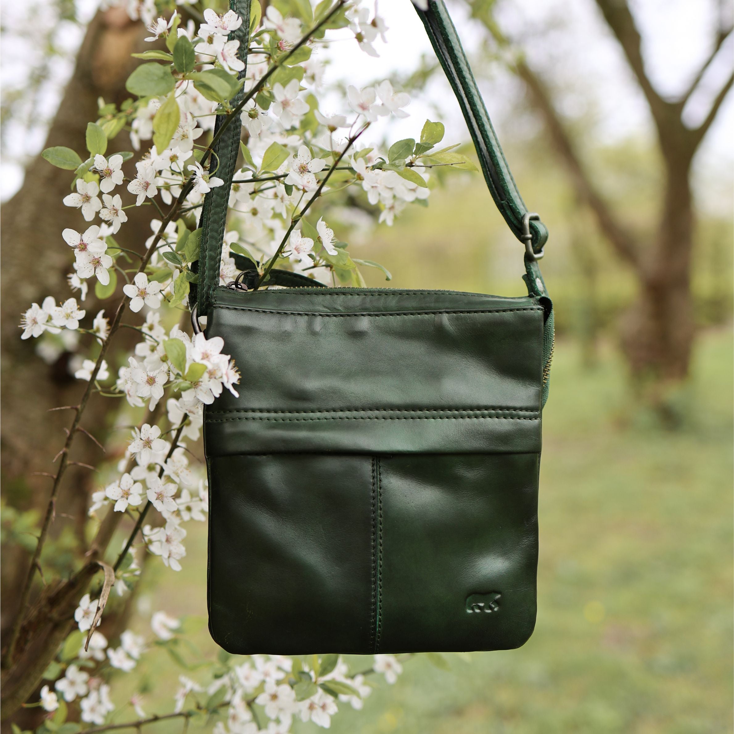 Klein schoudertasje 'Monique' groen