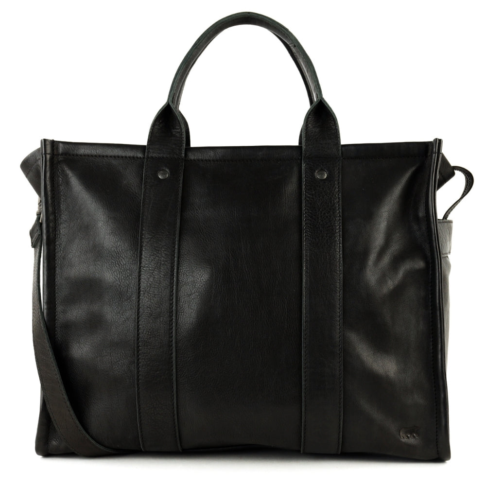Laptoptas/tote bag 15.6” 'Pepe' XL zwart