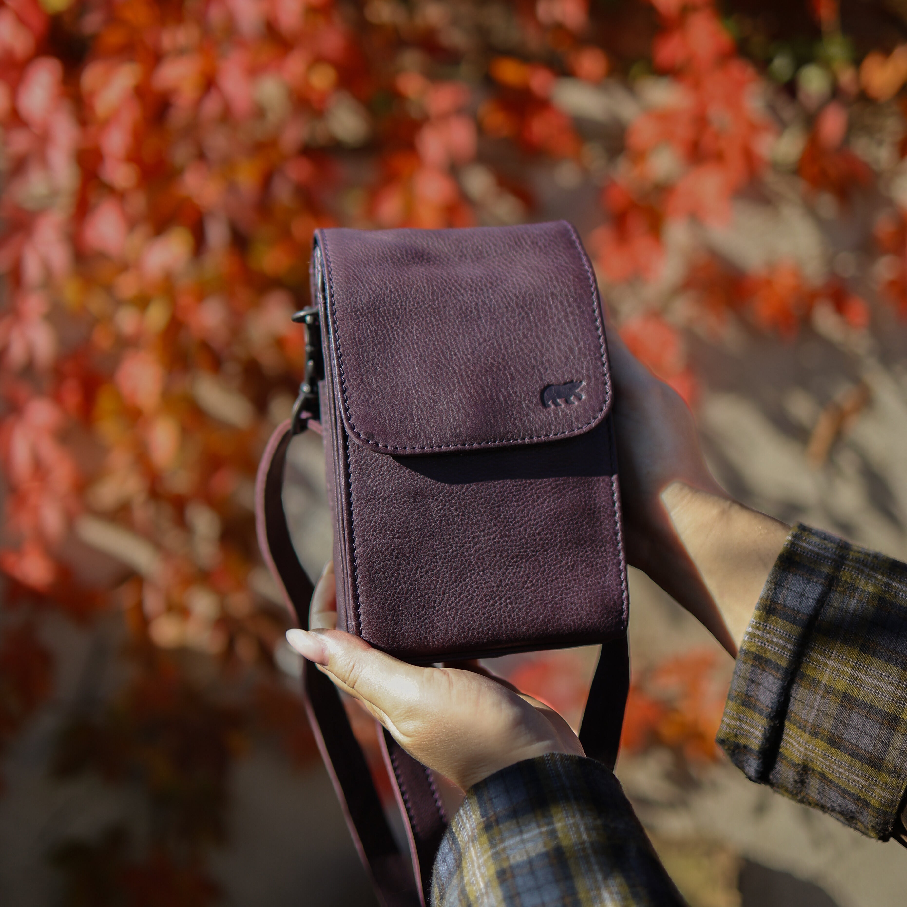 Shoulder bag 'Robbie' 2.0 plum