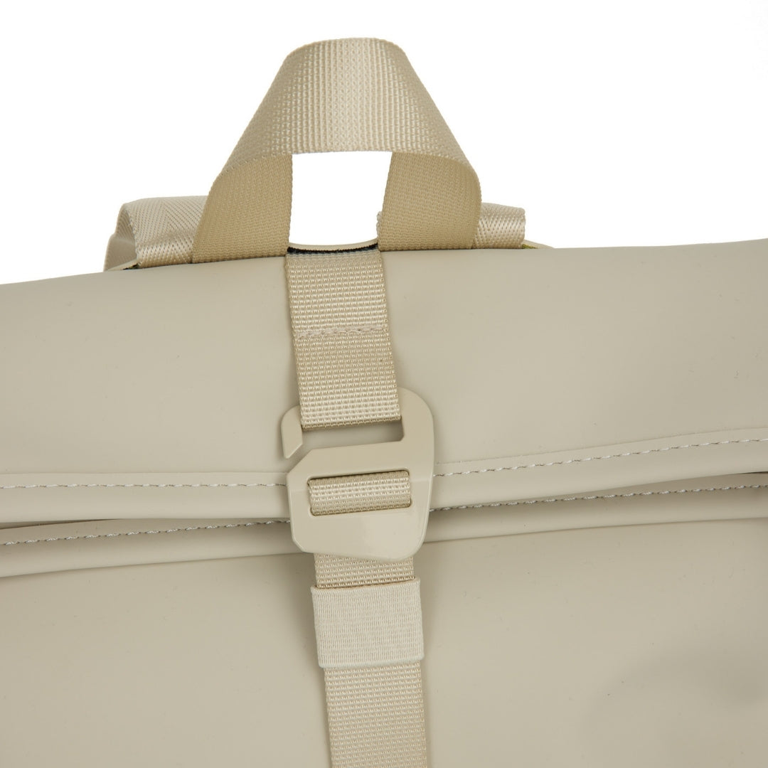 Branson - Mini waterafstotend rolltop rugzakje 'Los Angeles' 7L beige