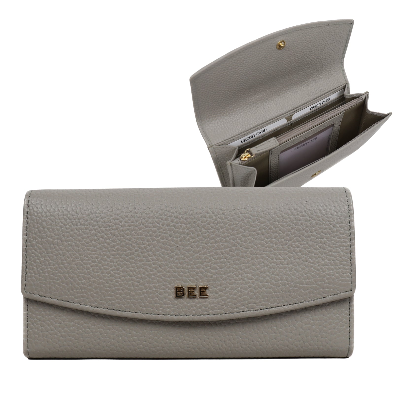 Wrap wallet 'Fem' Ivory